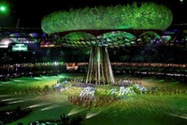 Giant Aerostat transforms into the 'Tree of Knowledge' during the Opening Ceremony of the Games_0_3x2