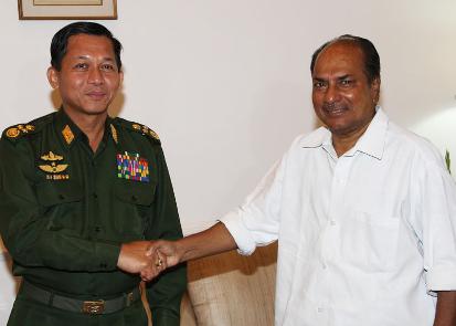 Indian Defence Minister visits Myanmar