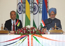 Mauritius' Prime Minister visits India