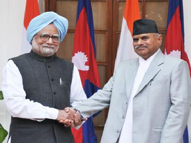 Nepalese President visits India