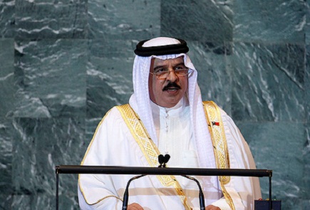 The King of Bahrain visits India