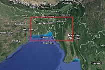 Map-India Bangladesh