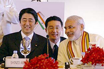 Modi with Abe