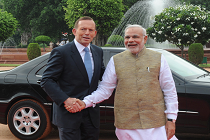 Modi with Tony Abbott