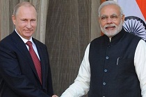 Modi with Putin