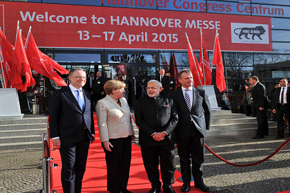 Modi in Hannover