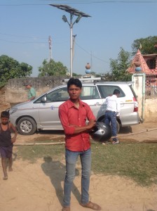 Krishna Kumar Yadav, 30, works with his older brother in a shoe factory outside of Delhi. He says he will vote for development, and that means Nitish Kumar. He has not heard of the Dadri incident that has so polarized the Bihar election campaign, or have an opinion about whether the PM should have commented on it. He does believe, however, that the Prime Minister's singular job is to keep India clean.