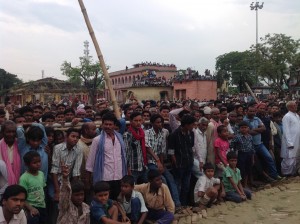 The crowd at the rally.
