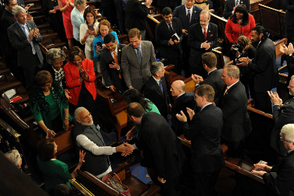 screenshot Modi US Congress