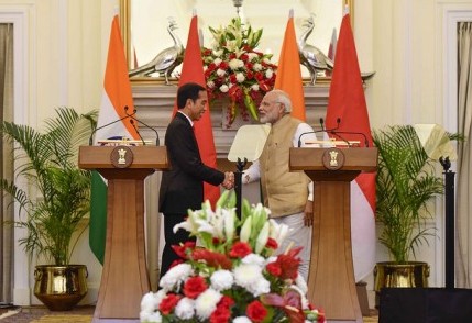 Indonesia President in India