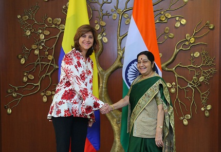 Visit of Minister of Foreign Affairs of Colombia to India