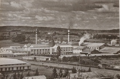 A photo of Kakira Sugar Works (Uganda) in 1957 (Courtesy: Tide of Fortune: A family tale, by Manubhai Madhvani)