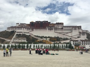The magnificent Potala Palace in Lhasa