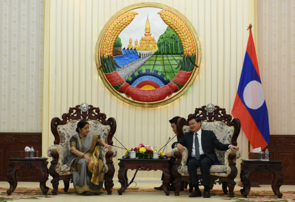 Indian External Affairs Minister visits Lao PDR