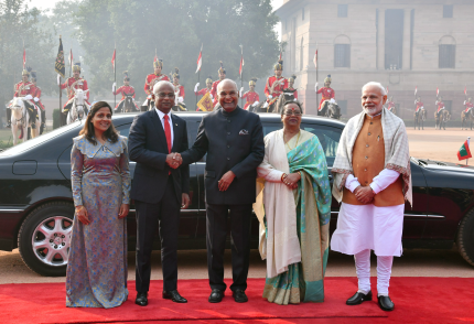 President of Maldives visits India
