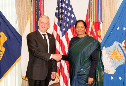 Indian Defence Minister visits U.S.A.