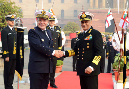 French Navy Chief visits India