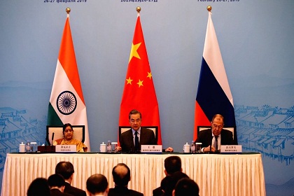 Russia-India-China trilateral meeting