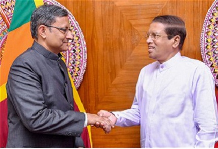 Indian Defence Secretary visits Sri Lanka
