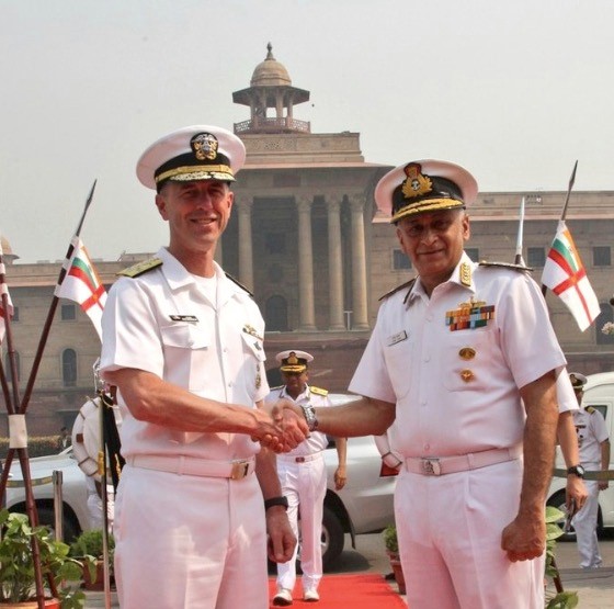 U.S Navy Chief begins 3-Day visit to India