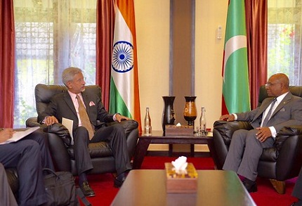 Indian External Affairs Minister visits Maldives