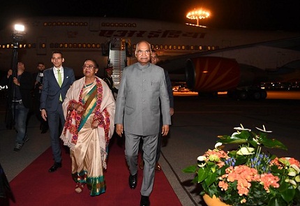 Three Nation visit of the Indian President