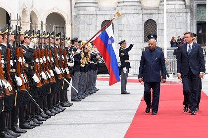 President Kovind visits Slovenia
