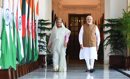 Bangladeshi PM visits India