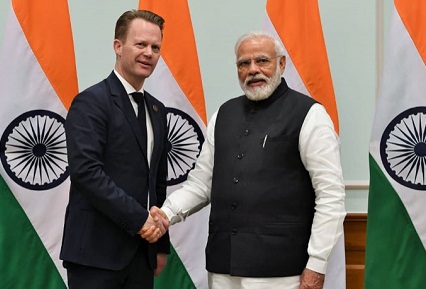 FM of Denmark in India