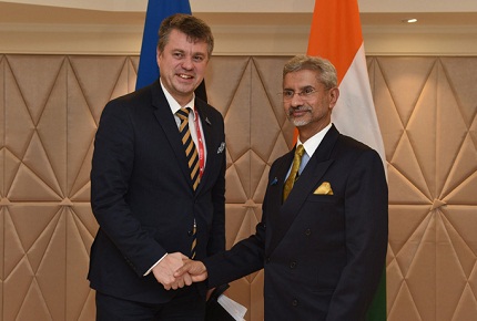 FM of Estonia visits India