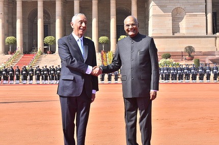 Portuguese President visits India