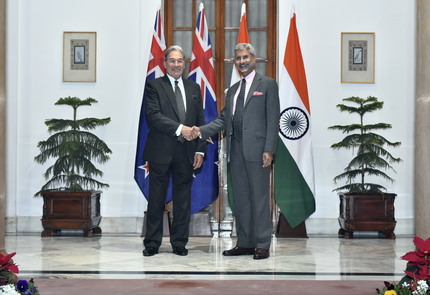 New Zealand Foreign Minister visits India