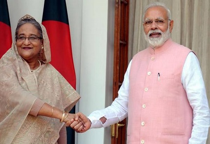 Conversation between PM & Prime Minister of Bangladesh