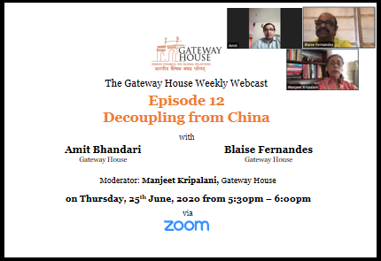 Gateway House Webcast: Decoupling from China
