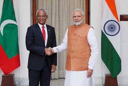 Meeting between EAM and Foreign Minister of Maldives