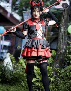 A cosplayer of an anime character, NAJ Cosfest