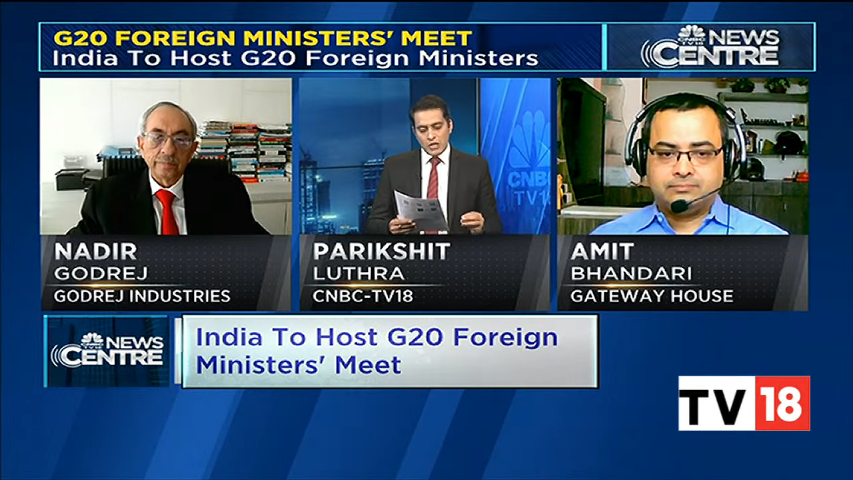 CNBC-TV18 - Spotlight On India Hosting G20 Foreign Ministers Meeting In New Delhi Newscentre CNBC-TV18 [Su3jj5MFWkM - 853x480 - 2m05s]