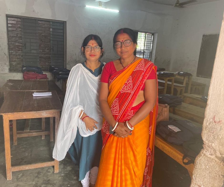 Navita Kumari, a Sanskrit scholar, has been teaching here for 20 years.